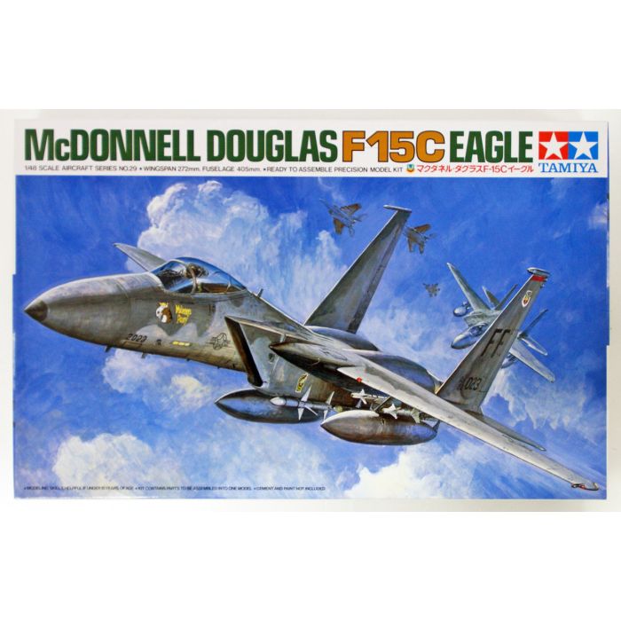 Tamiya MCD DOUGLAS F-15C EAGLE KIT 1:48 - Loaded Dice Barry Vale of Glamorgan CF64 3HD