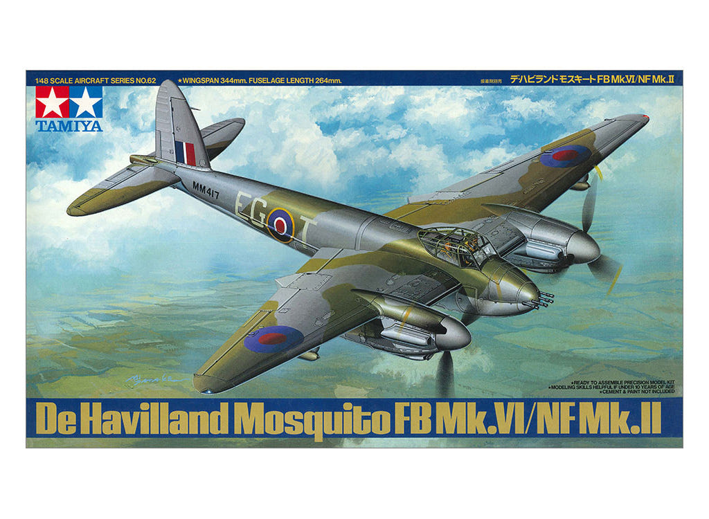 Tamiya 1:48 de Havilland Mosquito FB Mk.VI/NF Mk.II - 61062