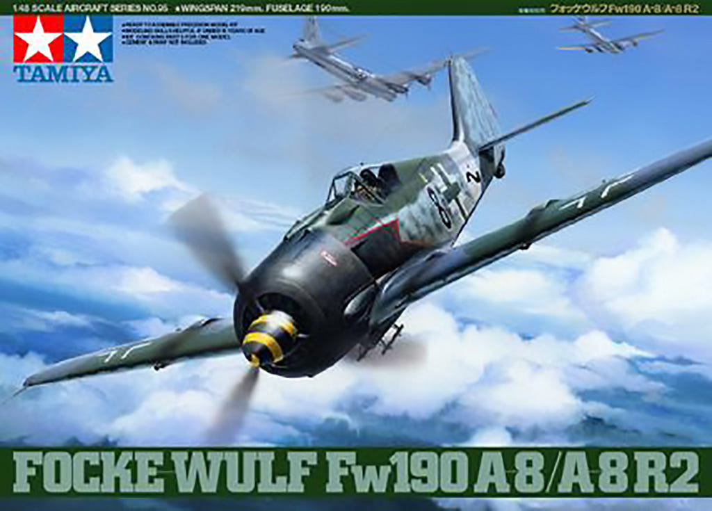 Tamiya 1:48 Focke-Wulf FW190 A-8/A-8 R2 - 61095