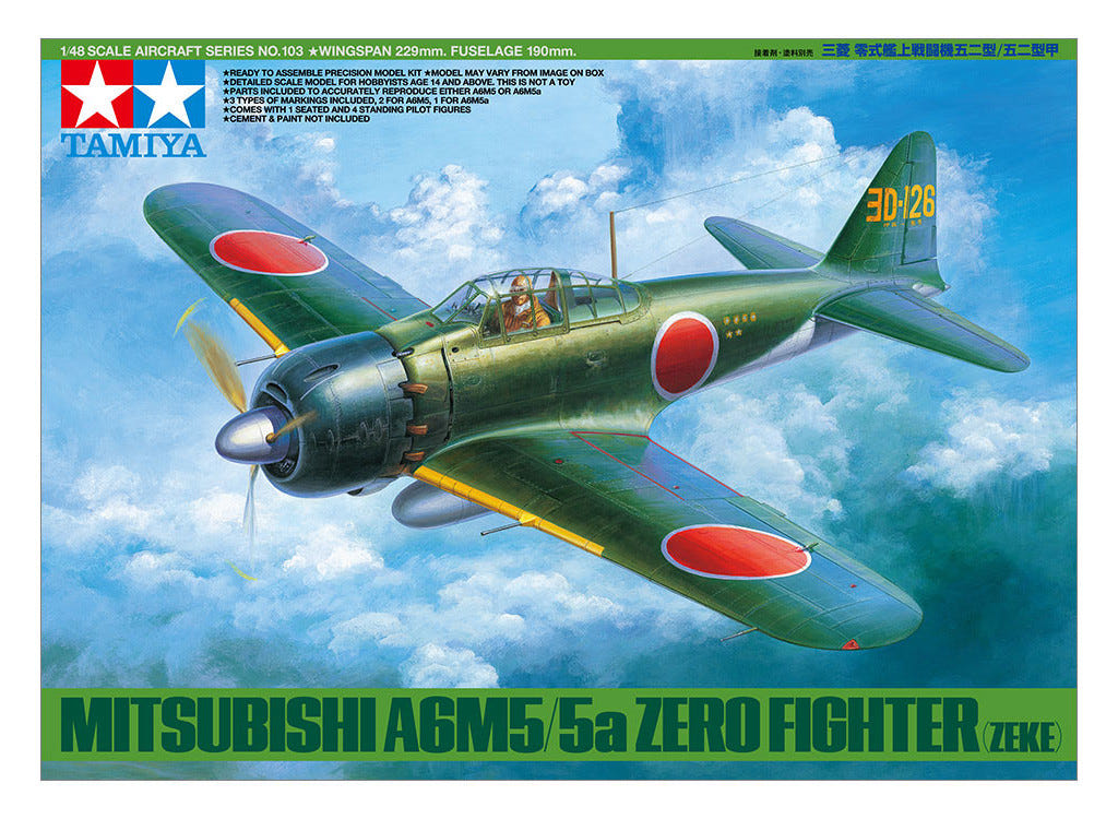Tamiya 1:48 Mitsubishi A6M5/5A Zero (Zeke) - 61103