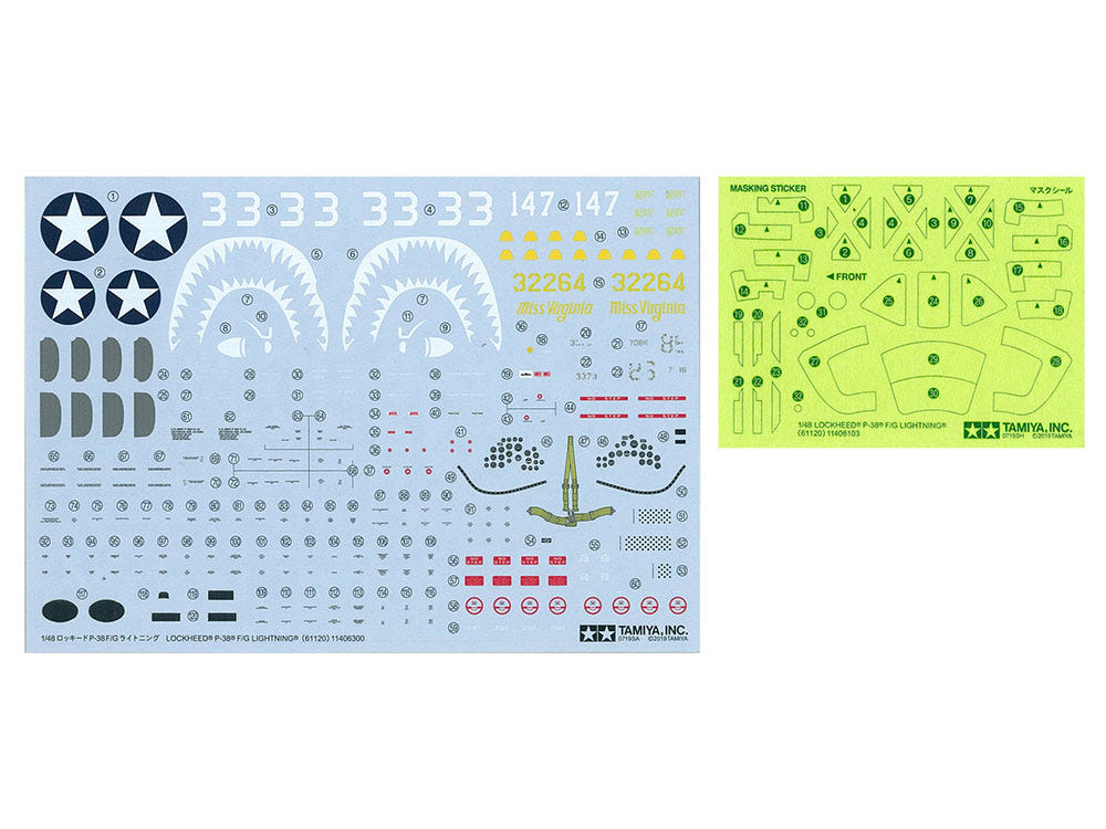 Tamiya 1/48 P-38 F/G Lightning - Loaded Dice