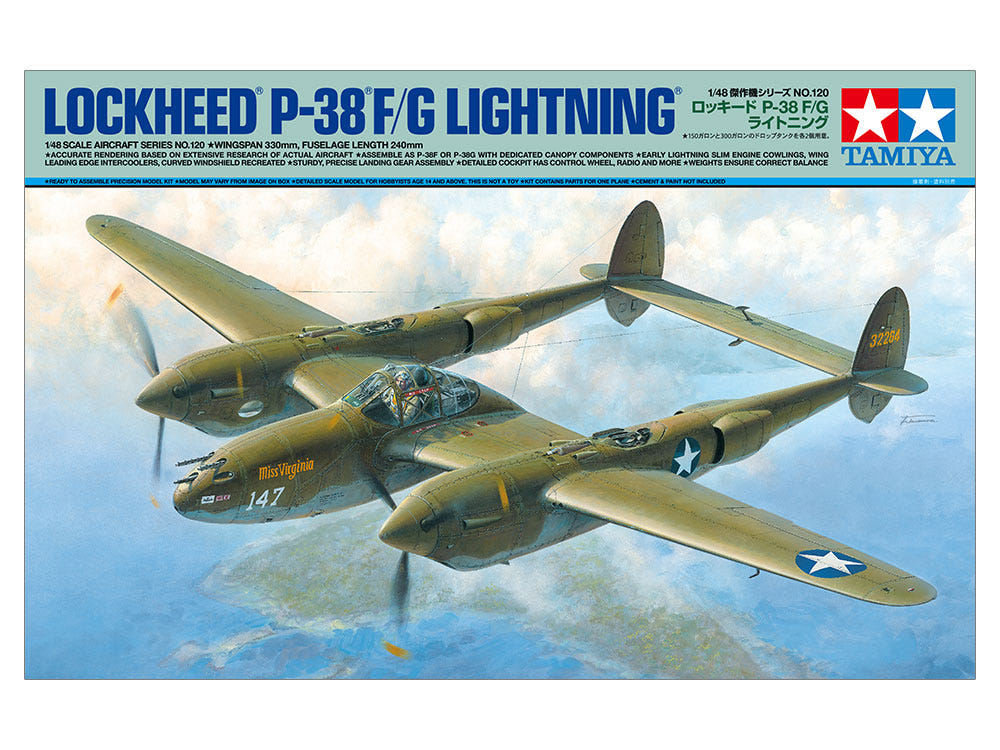 Tamiya 1/48 P-38 F/G Lightning - Loaded Dice