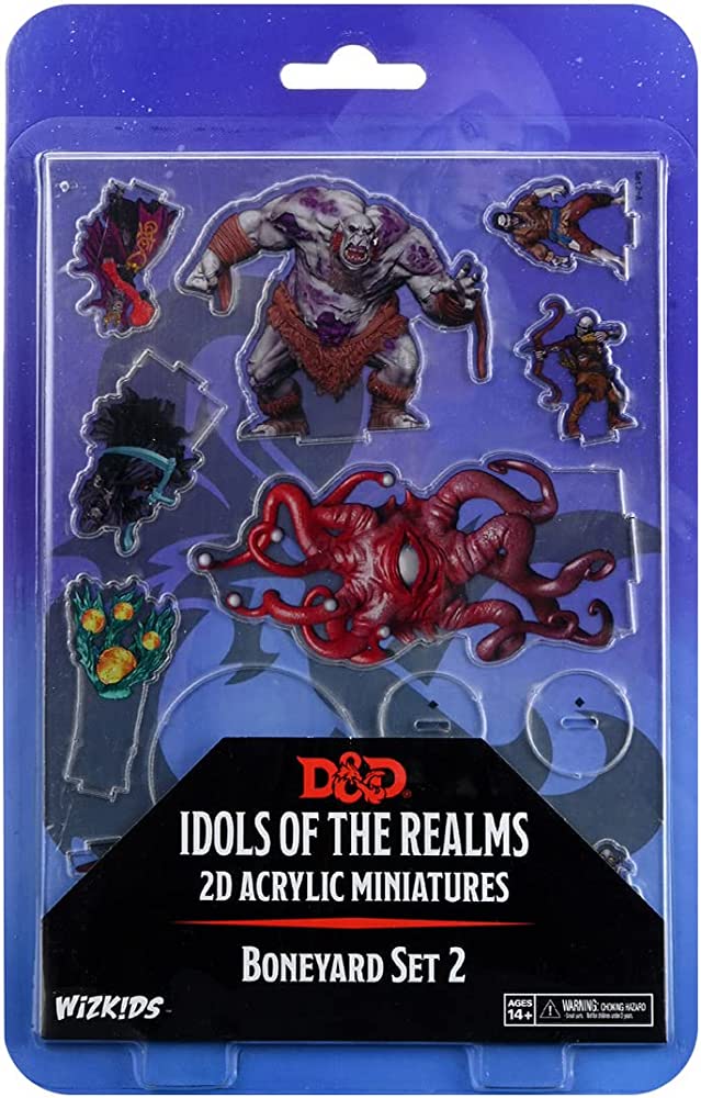 D&D Idols of the Realms 2D Miniatures: Boneyard: 2D Set 2 - Loaded Dice Barry Vale of Glamorgan CF64 3HD