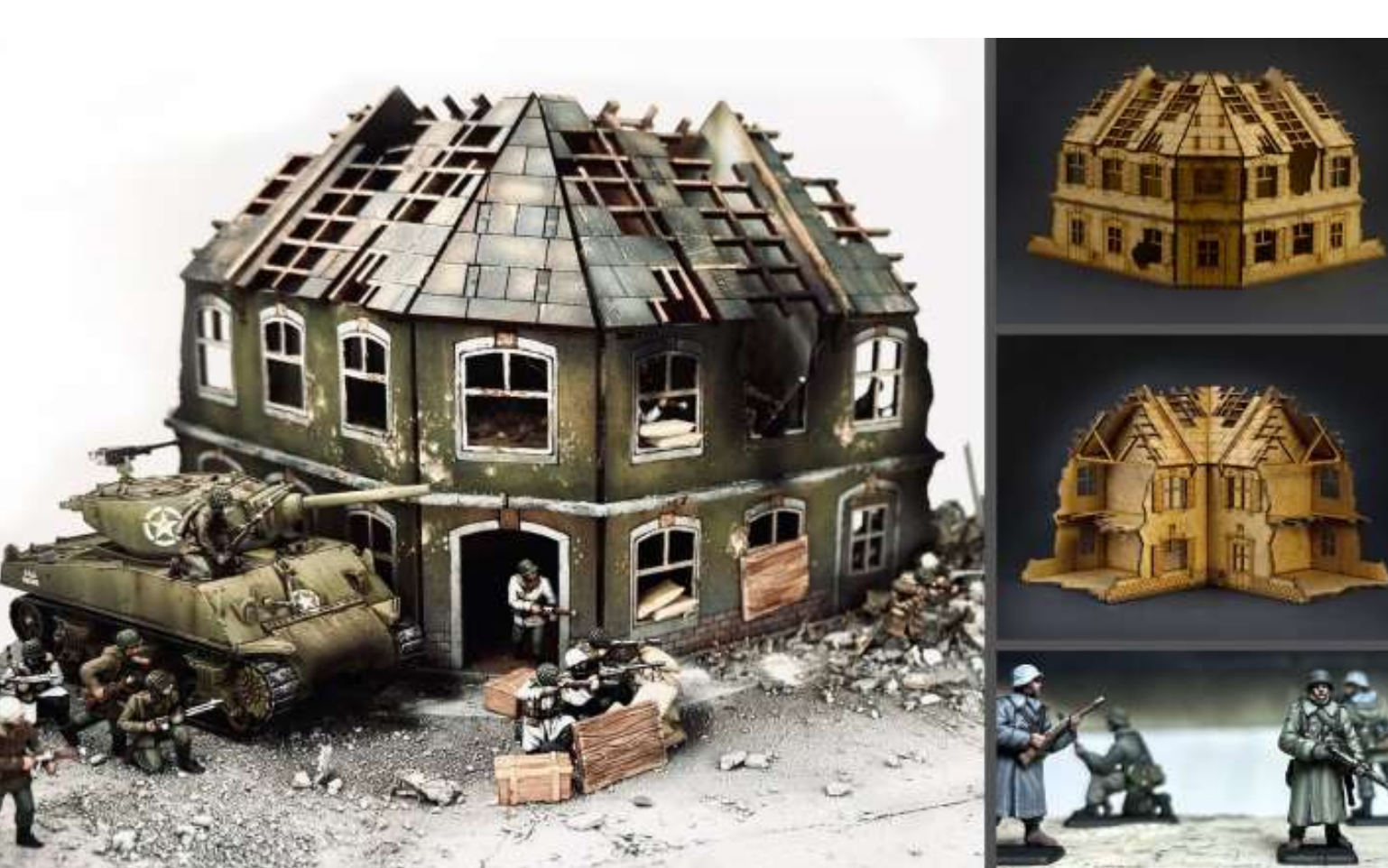 Italeri 1:72 Bastogne Siege 1944 MDF Edition 80th Anniversary - 6186