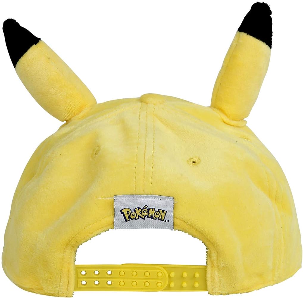 Pokemon - Pikachu Plush Novelty Snapback Cap - 0