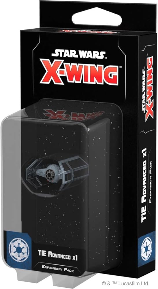 Star Wars X-Wing: TIE Advanced x1 Expansion Pack - Loaded Dice Barry Vale of Glamorgan CF64 3HD