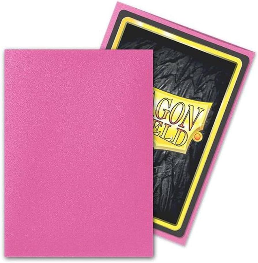 Dragon Shield - Matte Standard Size Sleeves 100pk - Pink Diamond - Loaded Dice