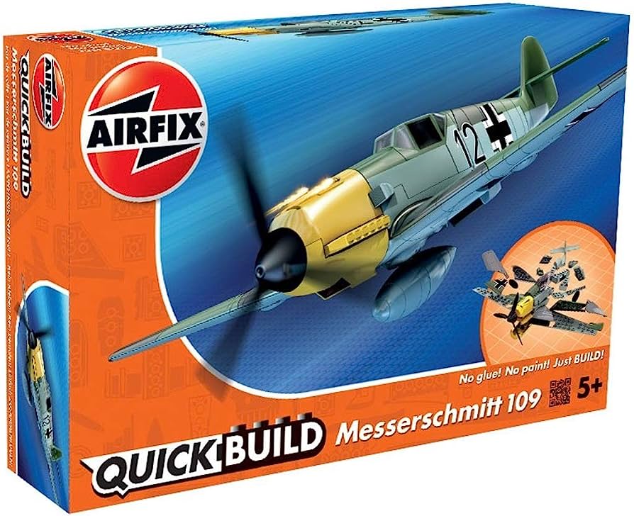 Airfix QUICKBUILD Messerschmitt Bf109 - Loaded Dice Barry Vale of Glamorgan CF64 3HD