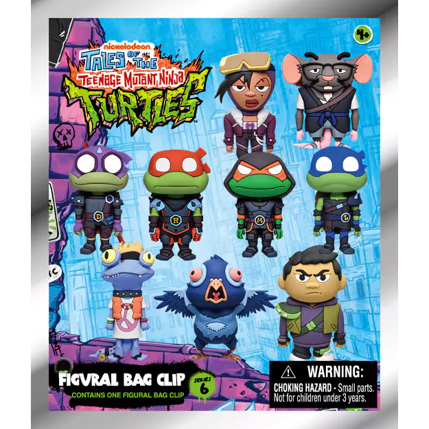Tales of Teenage Mutant Ninja Turtles Series 6 blind bag 3D foam bag clip