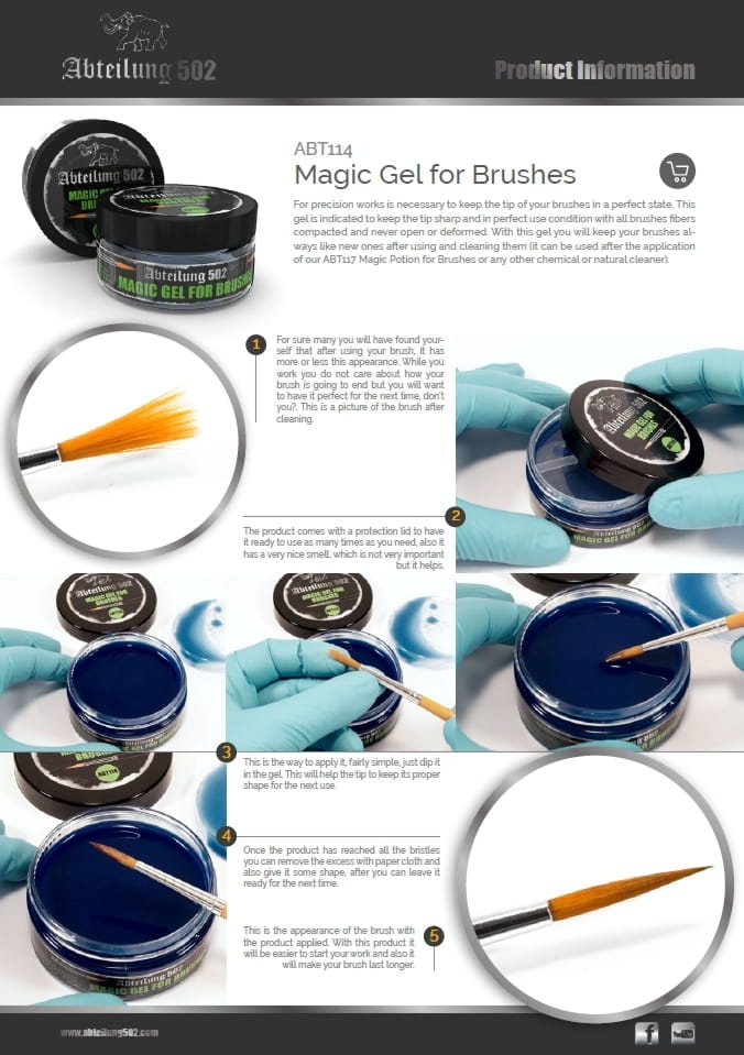 Abteilung 502 - Magic Gel for Brushes ABT114 - Loaded Dice