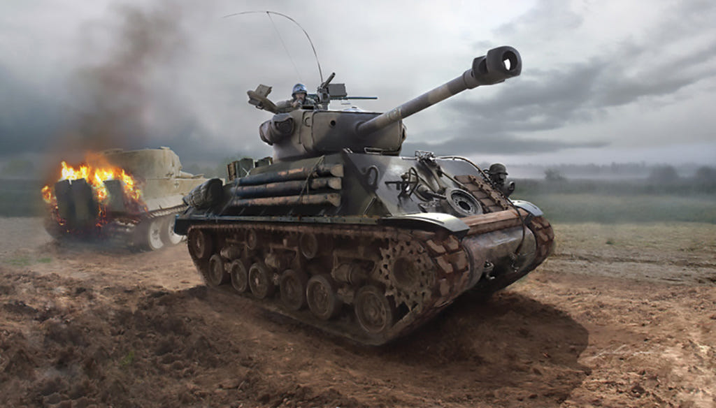 Italeri 1:35 M4A3E8 Sherman - Easy 8 - 6529