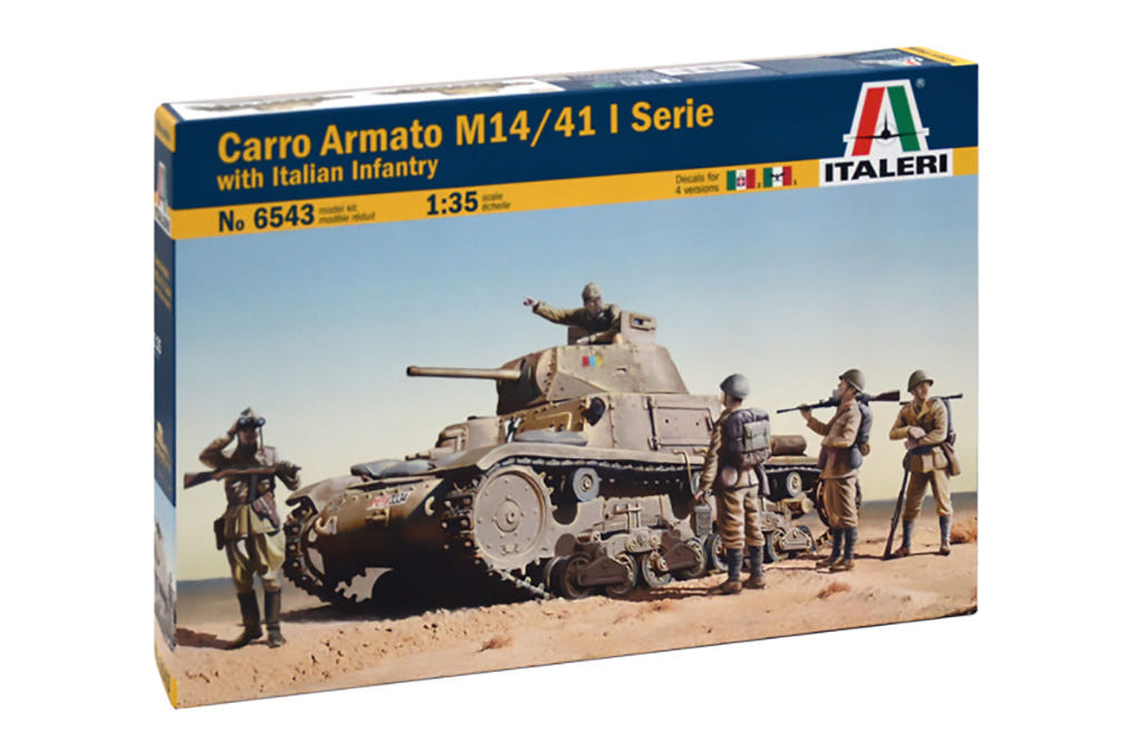 Italeri 1:35 M14/41 with Italian Infantry - 6543