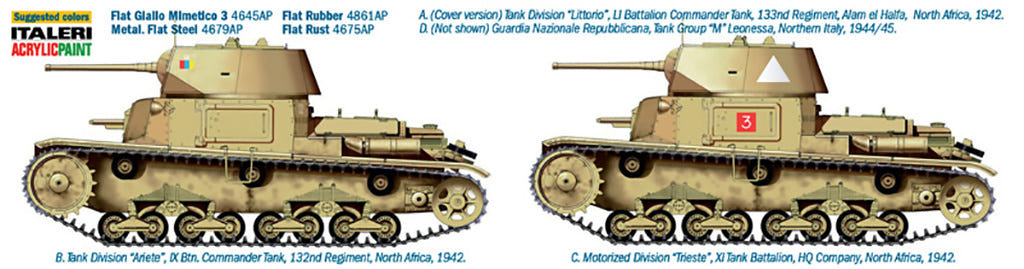 Italeri 1:35 M14/41 with Italian Infantry - 6543