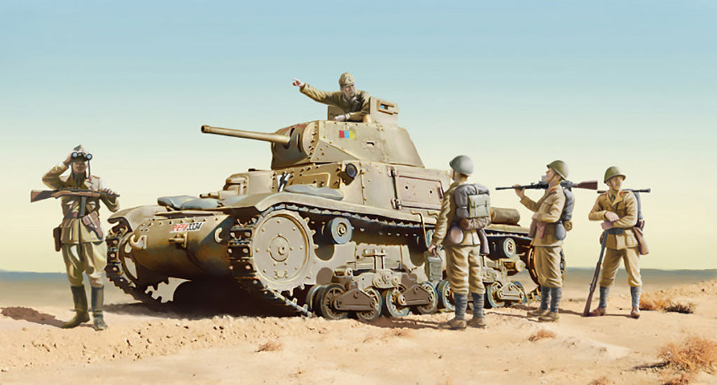 Italeri 1:35 M14/41 with Italian Infantry - 6543