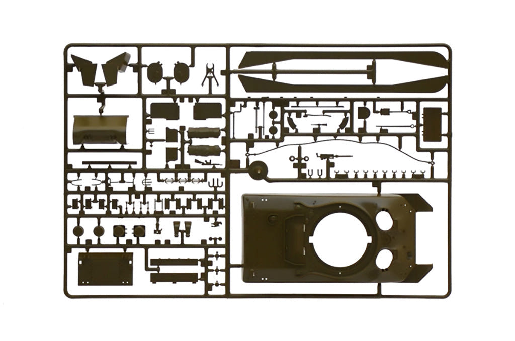 Italeri 1:35 M4A1 Sherman with 7 Infantry Figures - 6568
