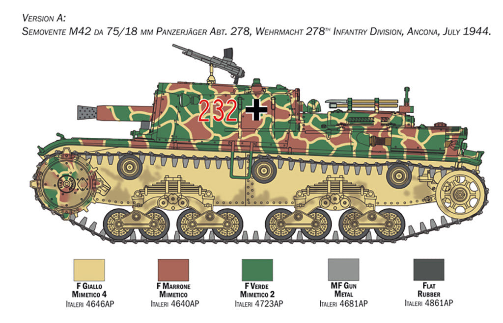 Italeri 1:35 Semovente M42 da 75/18 - 6569