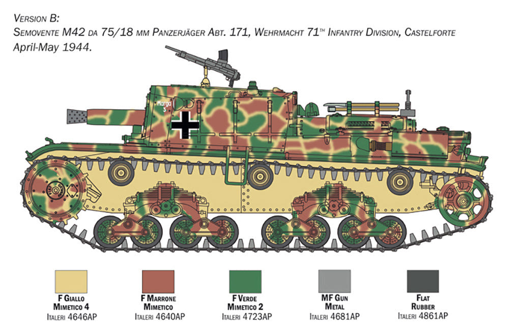 Italeri 1:35 Semovente M42 da 75/18 - 6569
