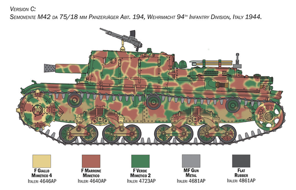 Italeri 1:35 Semovente M42 da 75/18 - 6569