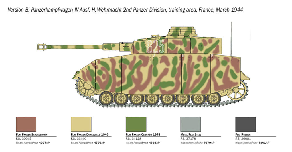 Italeri 1:35 Pz. Kpfw. IV Ausf. H - 6578
