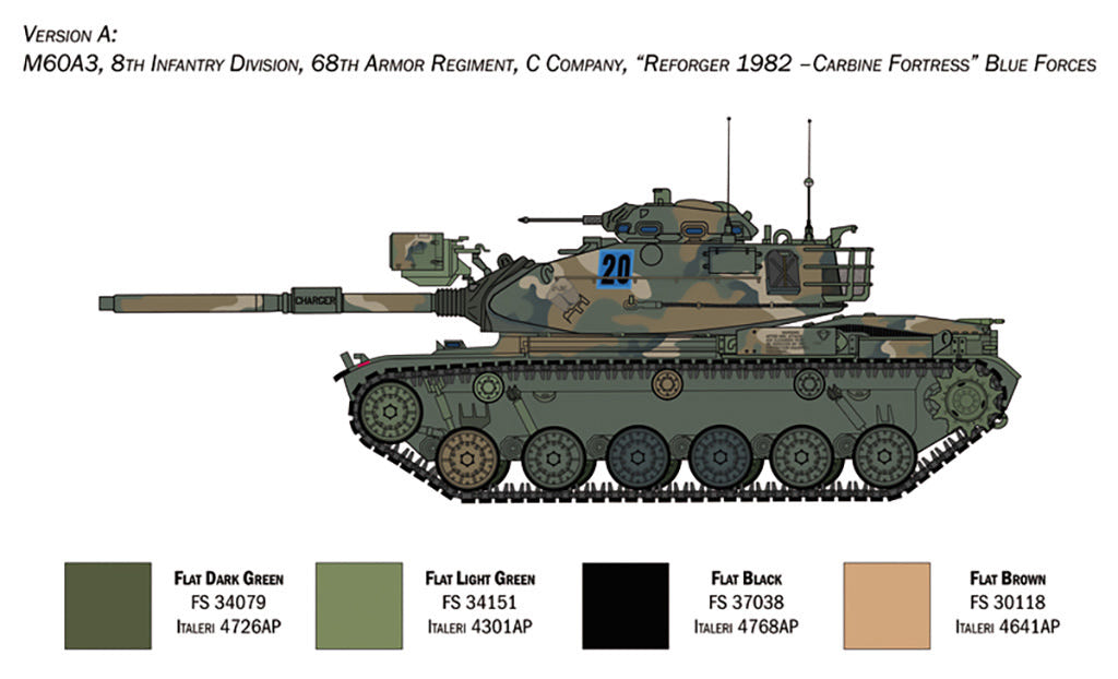 Italeri 1:35 M60A3 - 6582