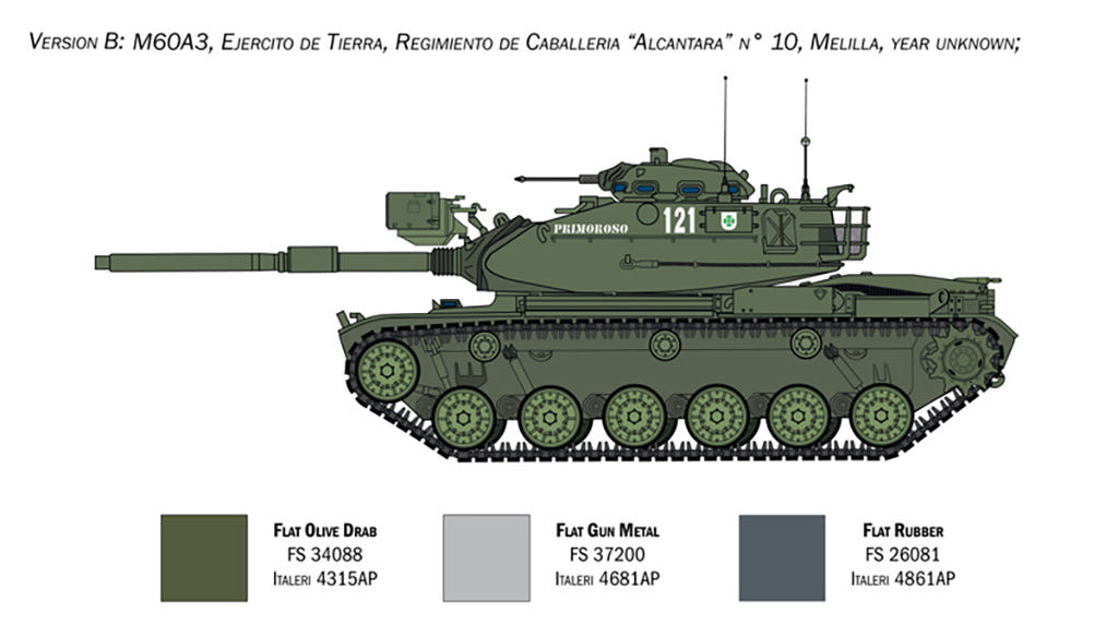 Italeri 1:35 M60A3 - 6582