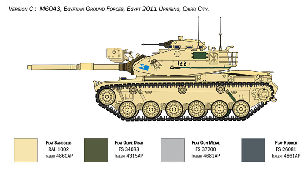 Italeri 1:35 M60A3 - 6582