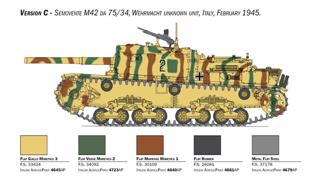 Italeri 1:35 Semovente M42 da 75/34 - 6584