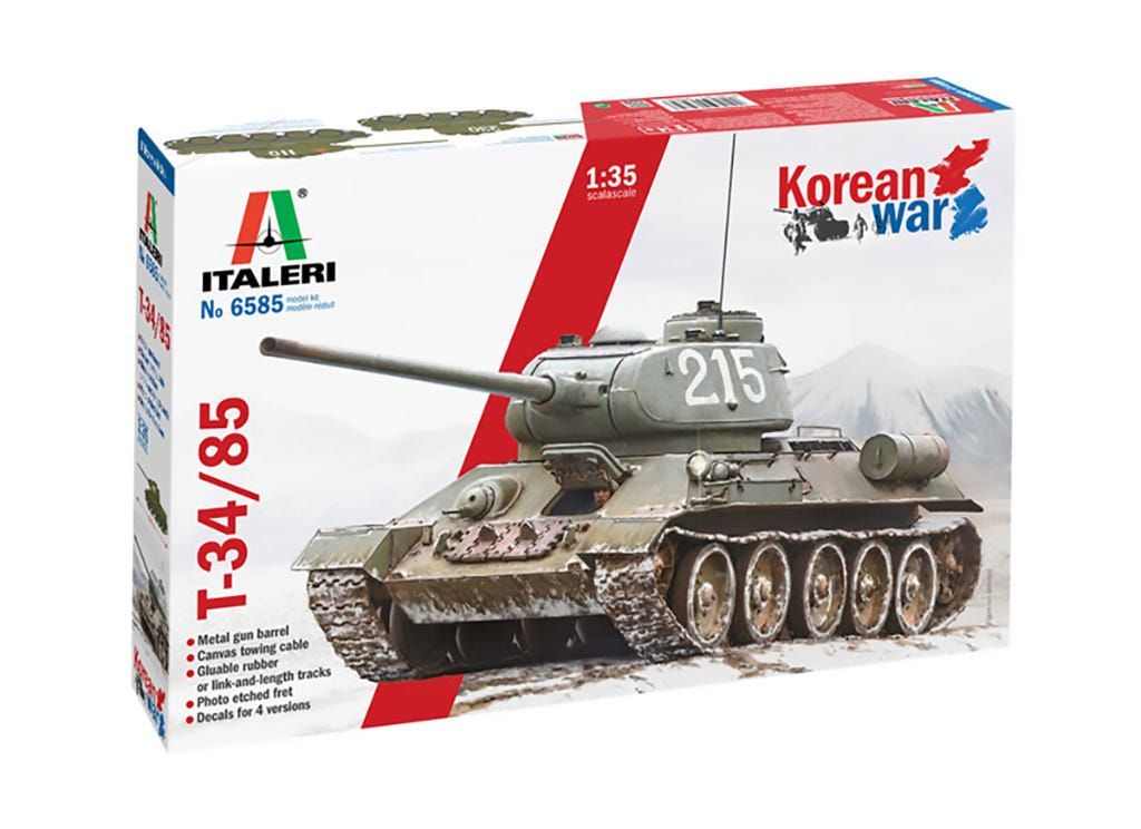 Italeri 1:35 T-34/85 “Korean War” - 6585