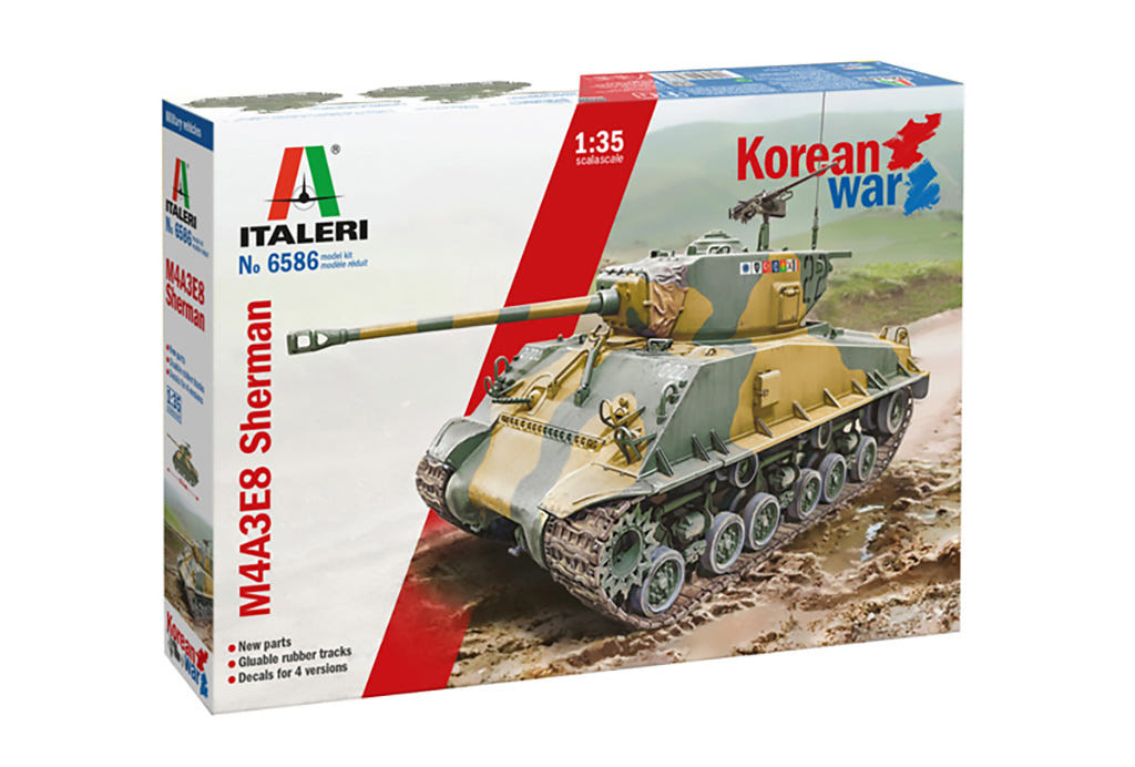 Italeri 1:35 M4A3E8 Sherman Korean War - 6586