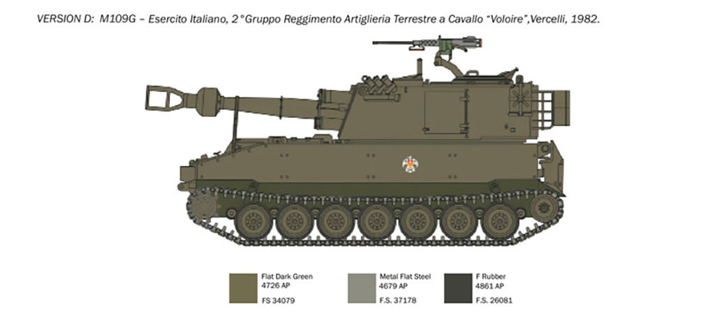 Italeri 1:35 M-109/A2-A3-G - 6589