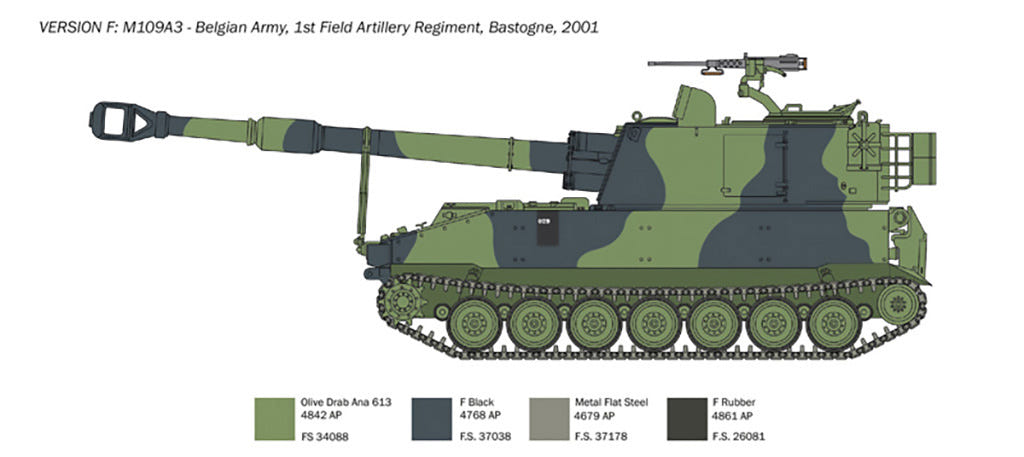 Italeri 1:35 M-109/A2-A3-G - 6589