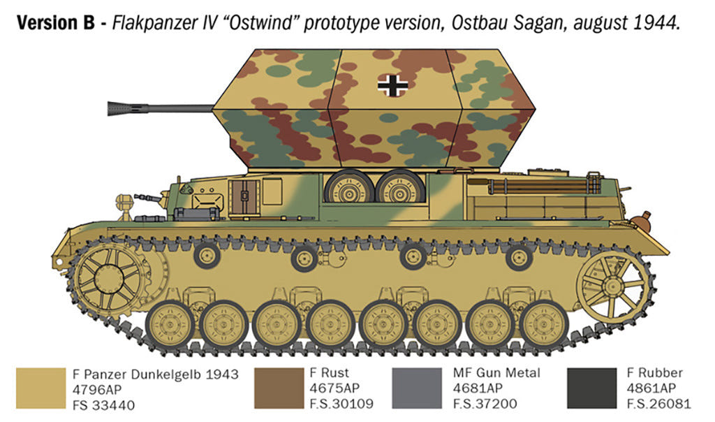 Italeri 1:35 Flakpanzer IV Ostwind - 6594