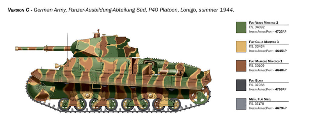Italeri 1:35 Carro Armato P40 - 6599