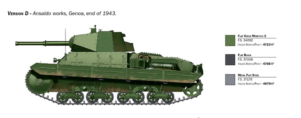 Italeri 1:35 Carro Armato P40 - 6599