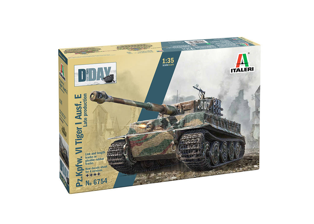 Italeri 1:35 Pz.Kpfw.VI Tiger I Ausf.E late prod. - 6754