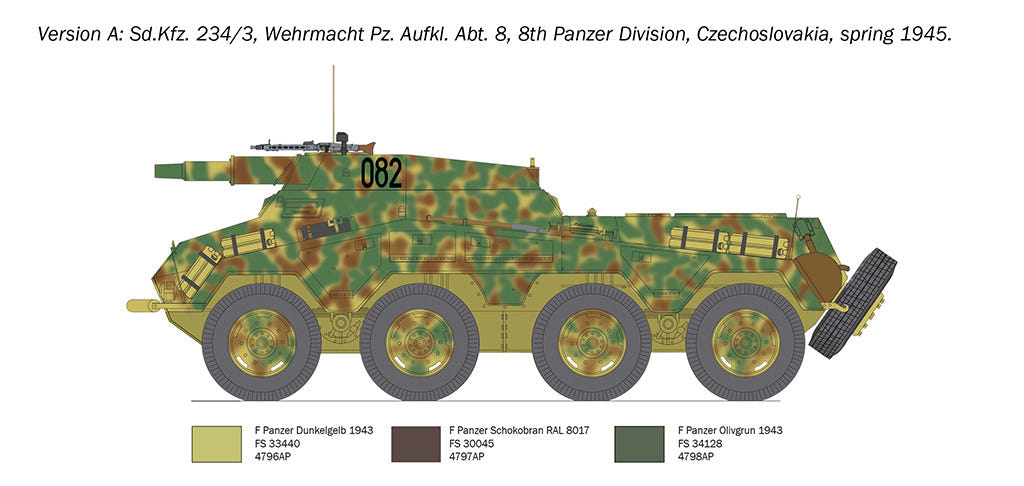 Italeri 1:35 Sd.Kfz. 234/3 - 6756