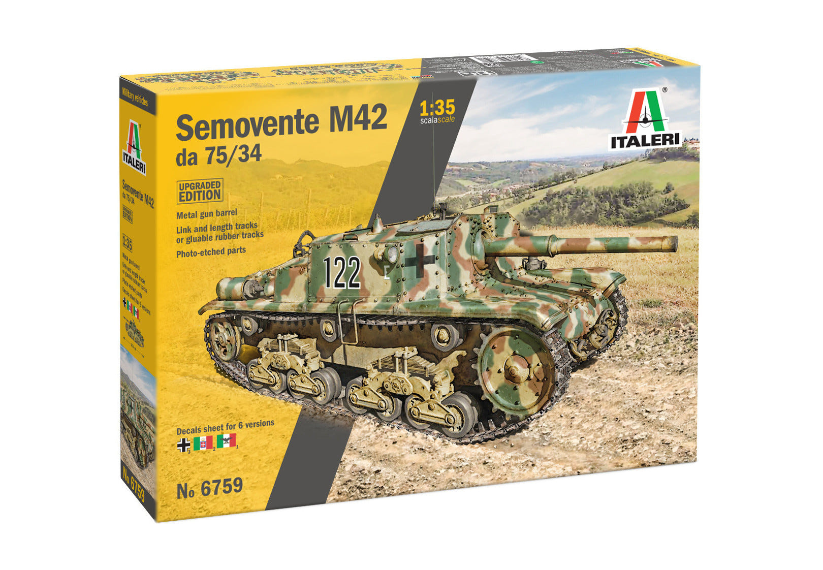 Italeri 1:35 Semovente M42 da 75/34 Upgraded - 6759