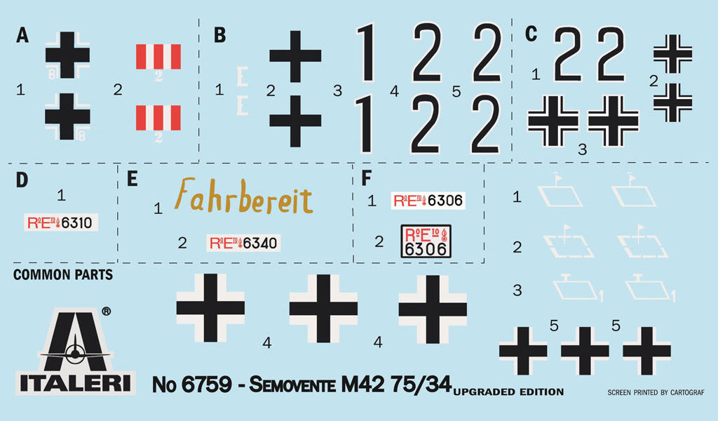 Italeri 1:35 Semovente M42 da 75/34 Upgraded - 6759