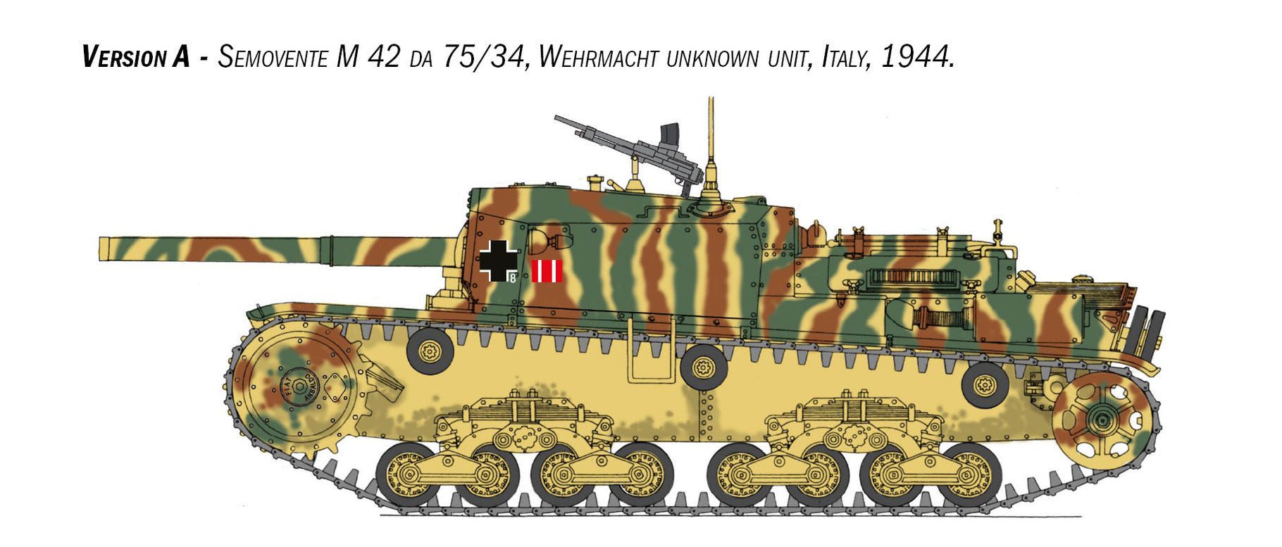 Italeri 1:35 Semovente M42 da 75/34 Upgraded - 6759