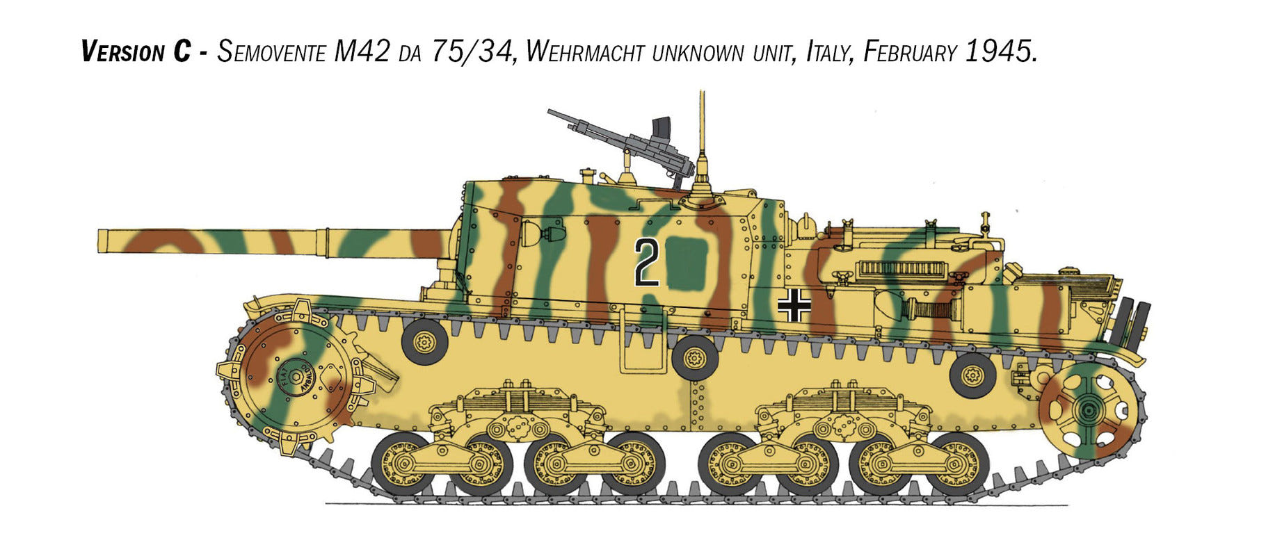 Italeri 1:35 Semovente M42 da 75/34 Upgraded - 6759