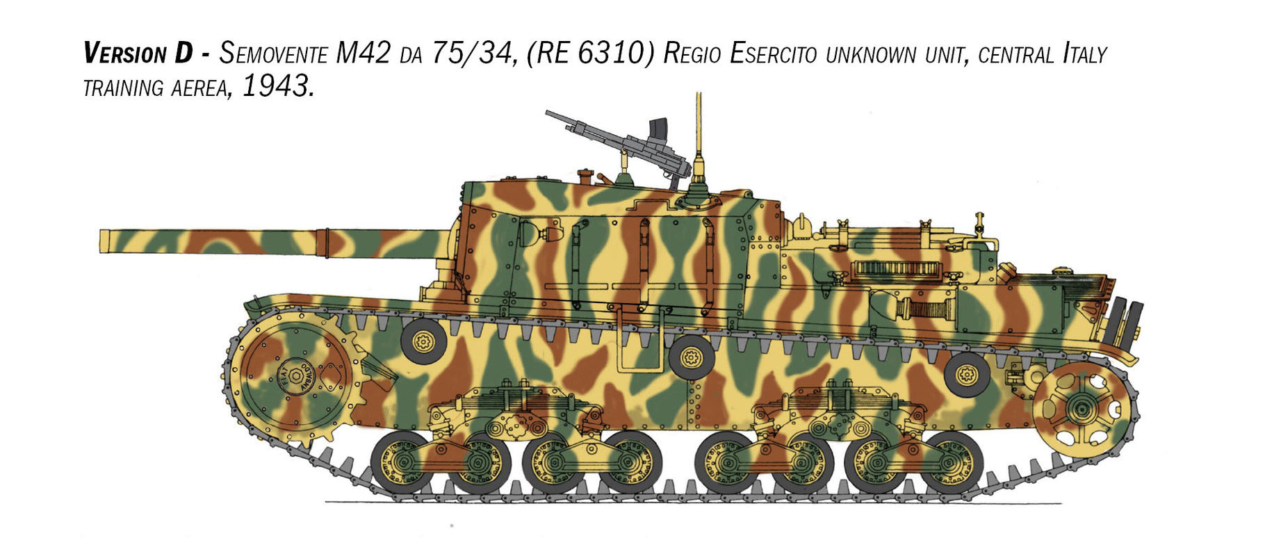 Italeri 1:35 Semovente M42 da 75/34 Upgraded - 6759