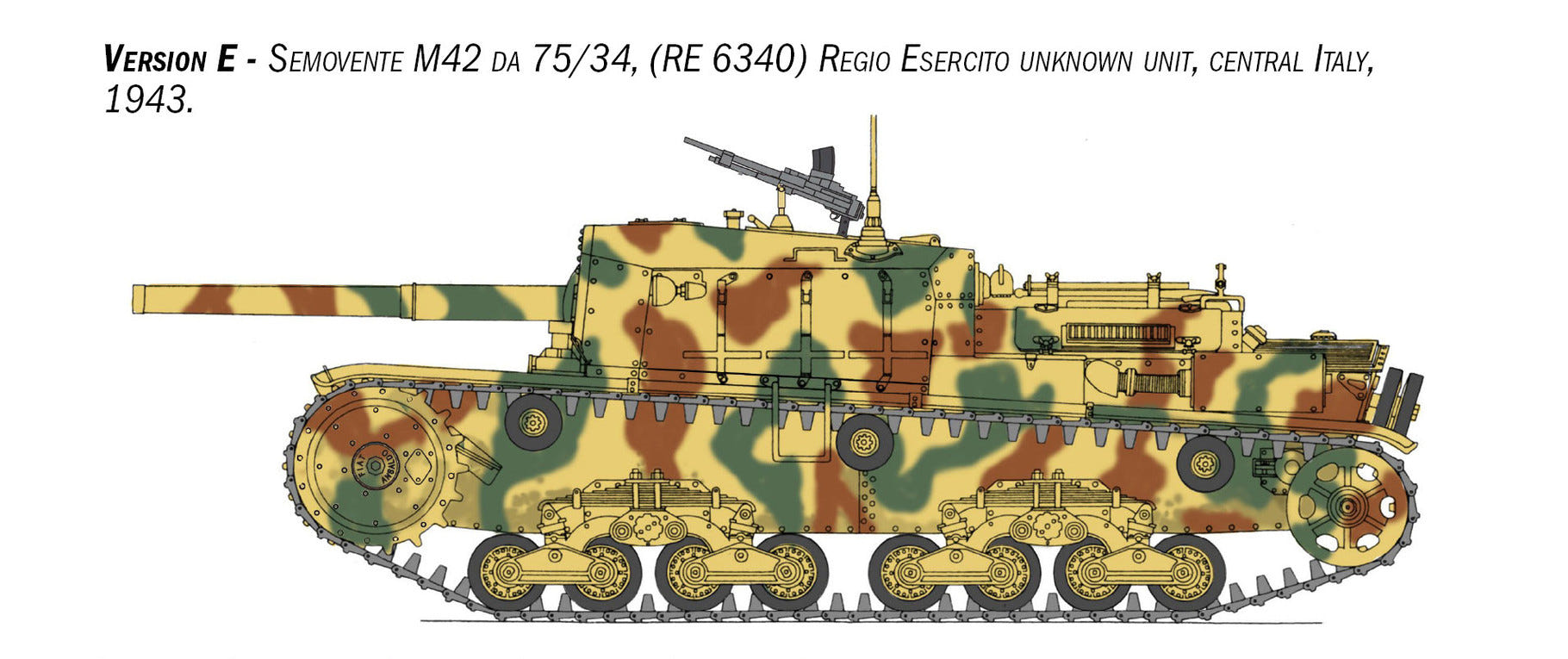 Italeri 1:35 Semovente M42 da 75/34 Upgraded - 6759