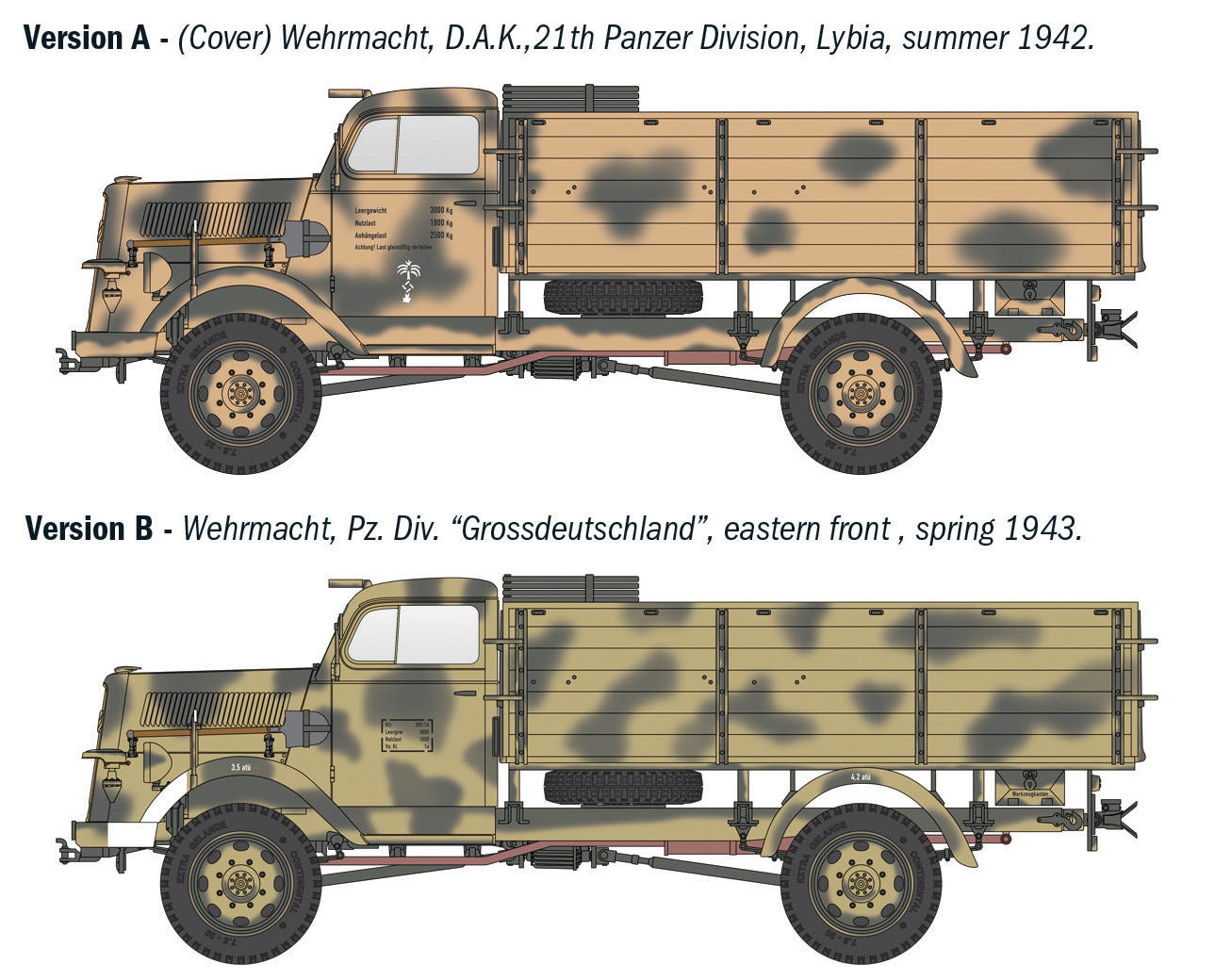 Italeri 1:35 Kfz. 305 Opel Blitz Typ A 4x4 - 6760