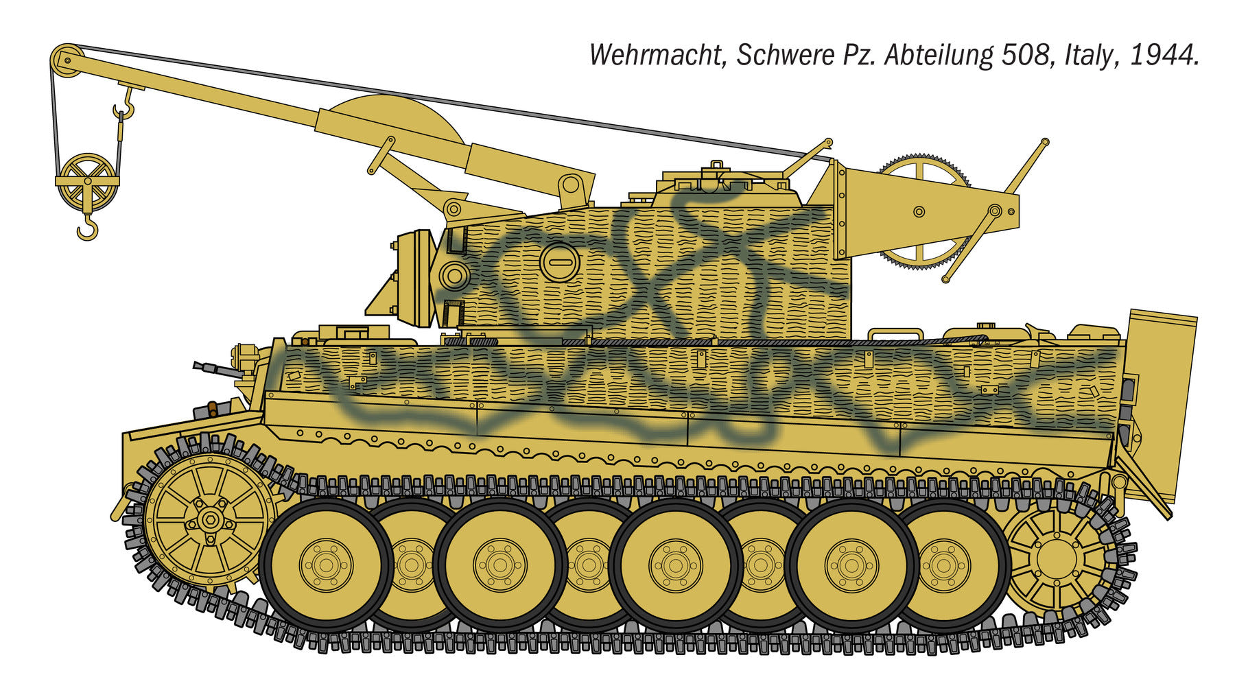 Italeri 1:35 Tiger Support Vehicle - 6764