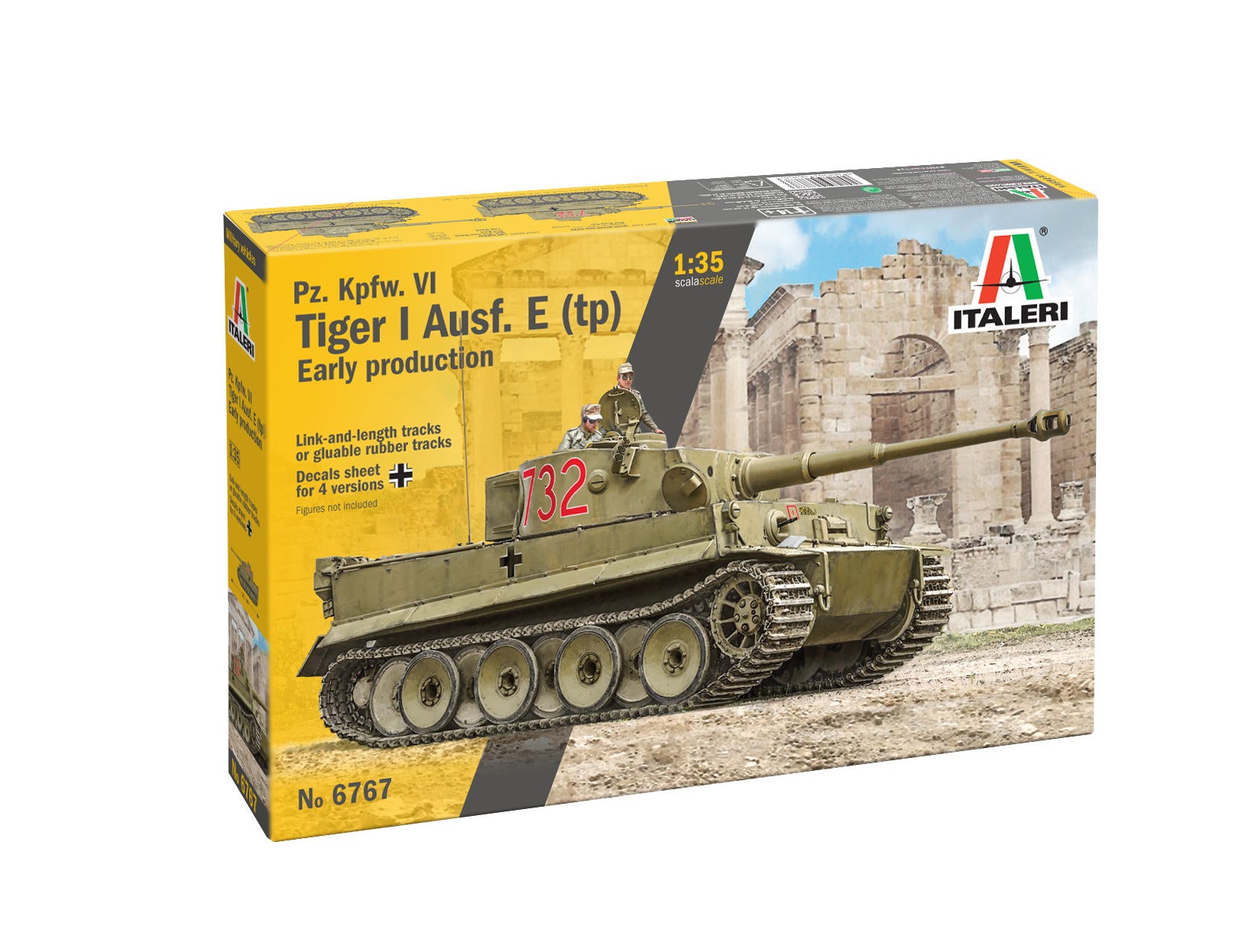 Italeri 1:35 Pz.Kpfw. VI Tiger I Ausf. E/H1 - 6767