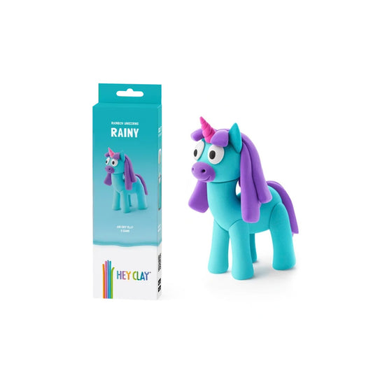 HEY CLAY Unicorn Claymates Rainy (3 Cans) - Loaded Dice