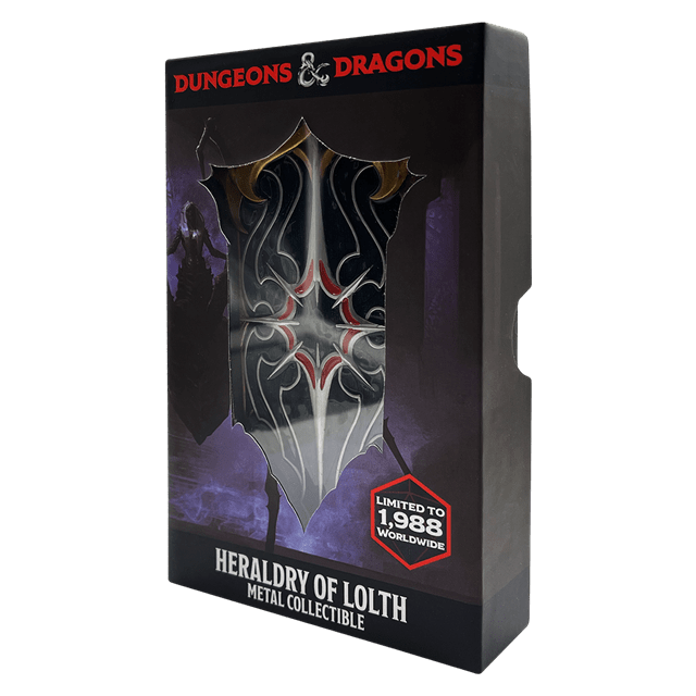Dungeons & Dragons - Limited Edition Spider Queen Ingot (Heraldry of Lolth) - Loaded Dice