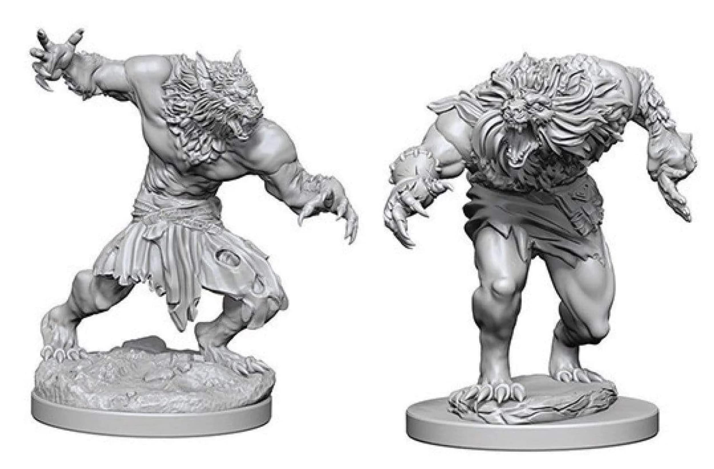 Werewolves: D&D Nolzur's Marvelous Unpainted Miniatures (W4) - Loaded Dice