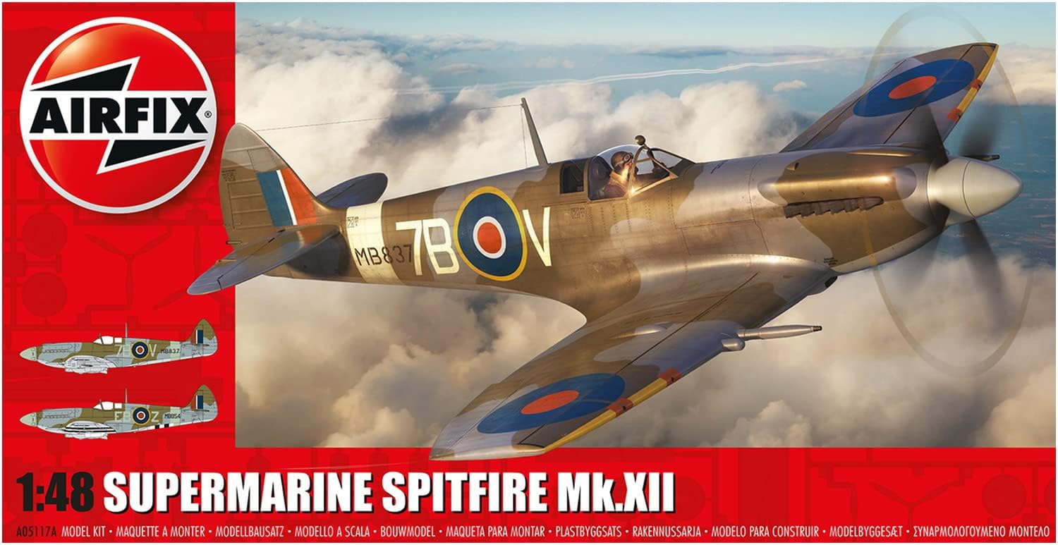 Supermarine Spitfire MkXII (1:48) - Loaded Dice Barry Vale of Glamorgan CF64 3HD