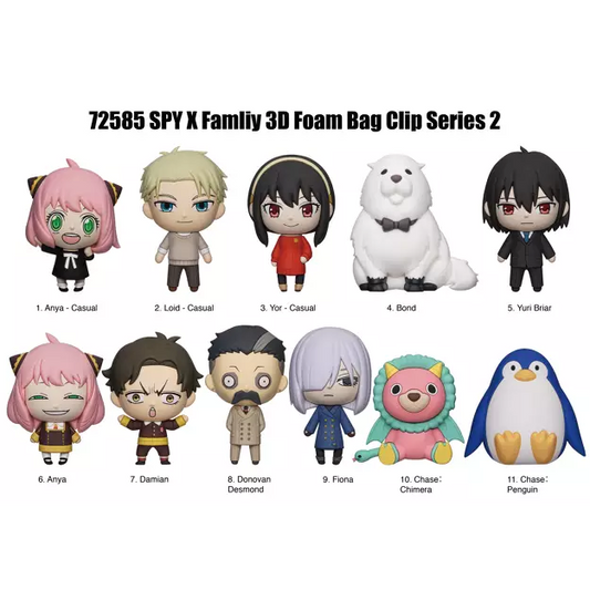 Spy Family Series 2 Bag Clips - Loaded Dice